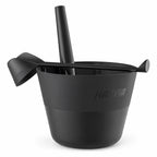 Black Sauna Bucket & Ladle Set – 7L