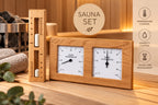 Cedar Sauna Timer & Thermo-Hygrometer - Individual or Set