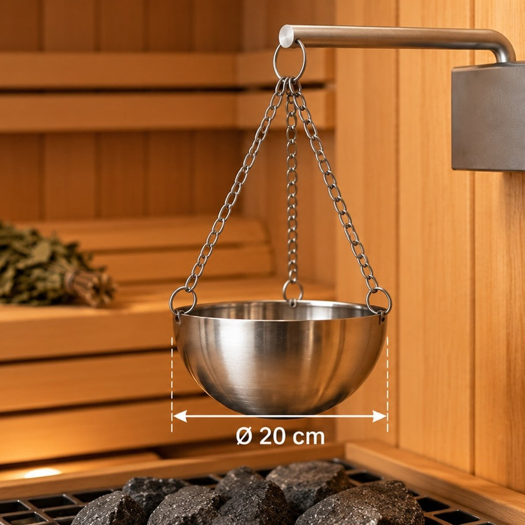 Hanging Sauna Aroma Bowl - 12/20 cm
