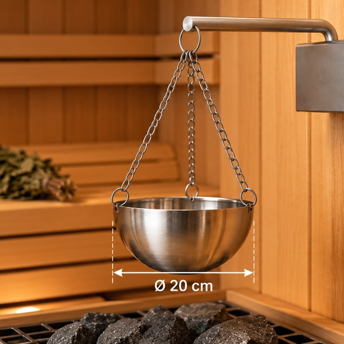 Hanging Sauna Aroma Bowl - 12/20 cm