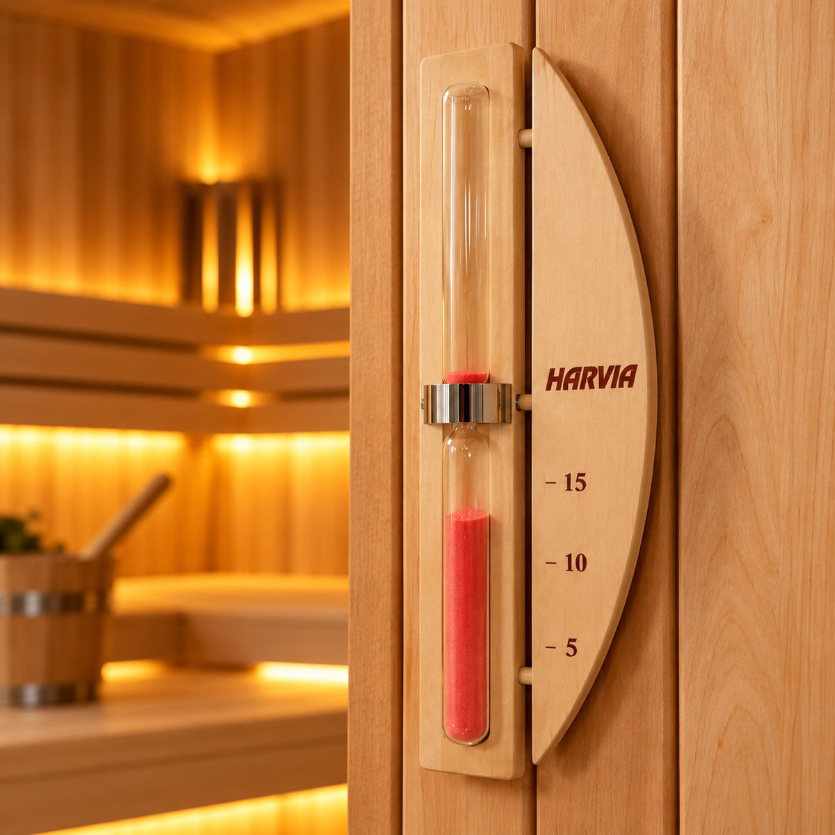 Sauna Thermo-Hygrometer & 15 Minute Sand Timer – Individual or Set